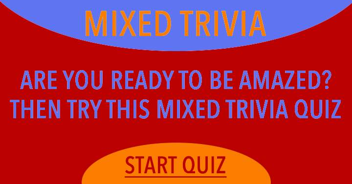 Banner for Mixed Trivia Quiz