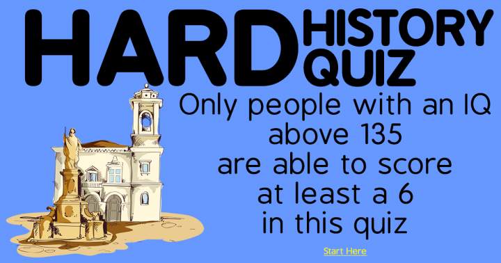 HARD History Quiz