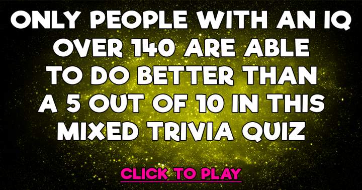 Mixed Trivia Quiz