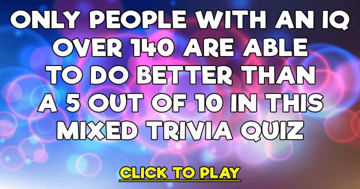 Mixed Trivia Quiz