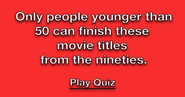 90's Movie Title Quiz