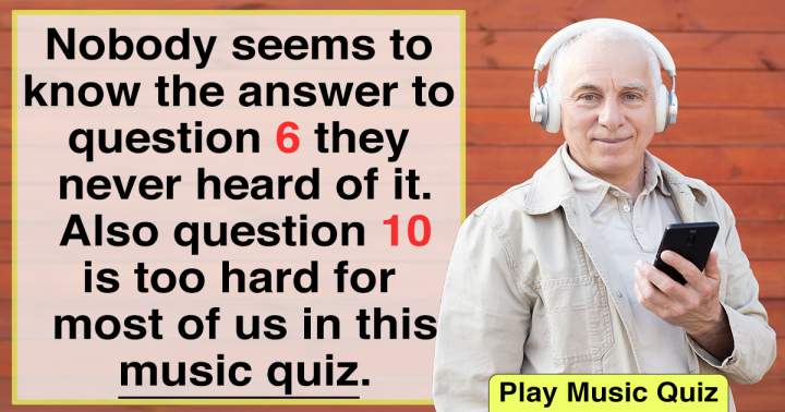 Challenging Music Quiz