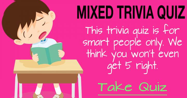 Mixed Trivia Quiz