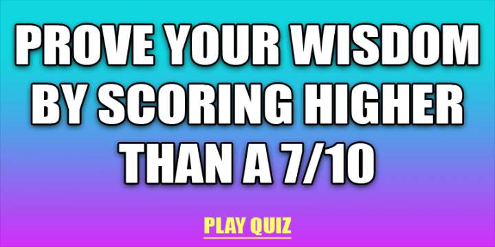 Play This Quiz