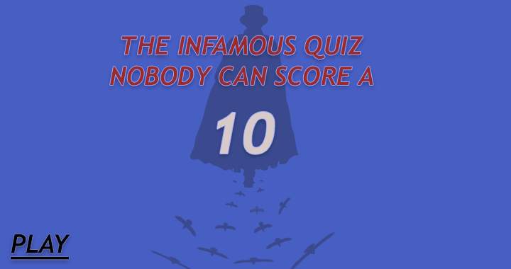 Banner for Just forget about scoring a 10