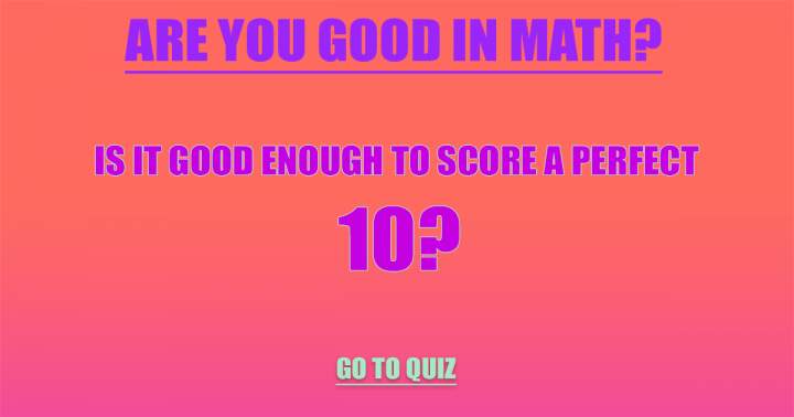 Mathematics Quiz