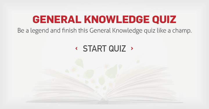 Finish this general knowledge quiz like a champion