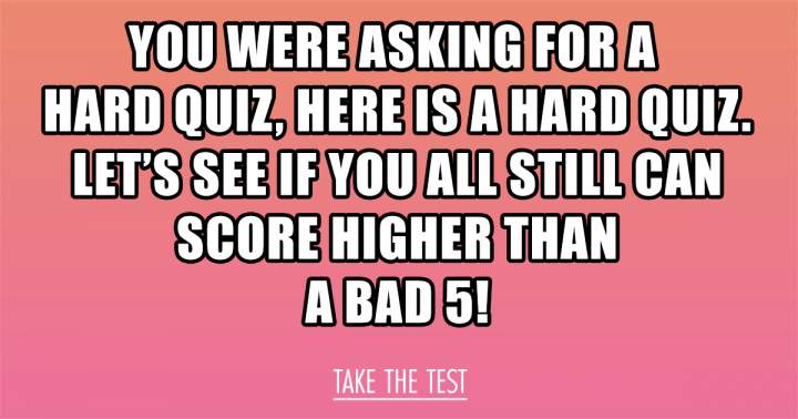 Banner for HARD Trivia Quiz