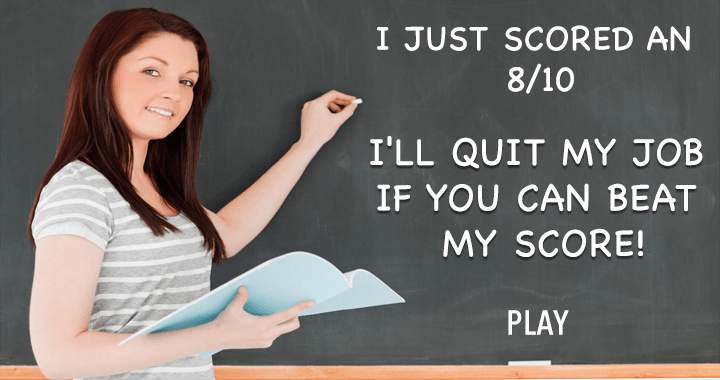 Banner for Can you beat her score?