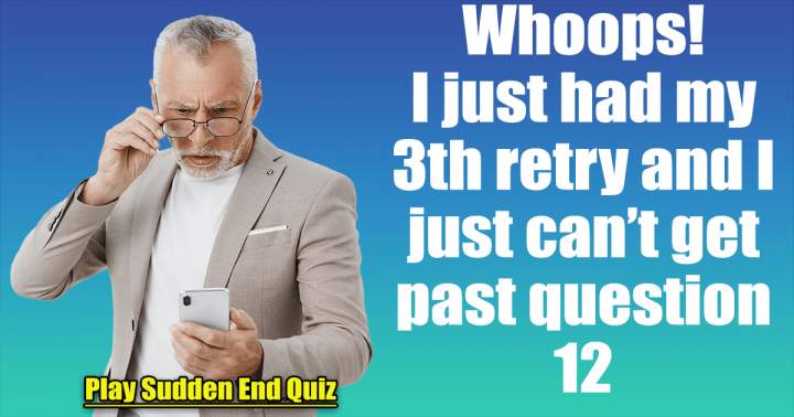 Sudden End Knowledge Quiz