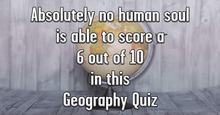 Challenging Geography Quiz