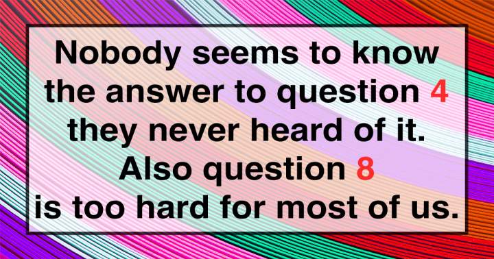 General Knowledge Quiz