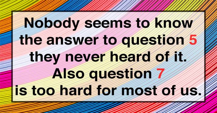 General Knowledge Quiz