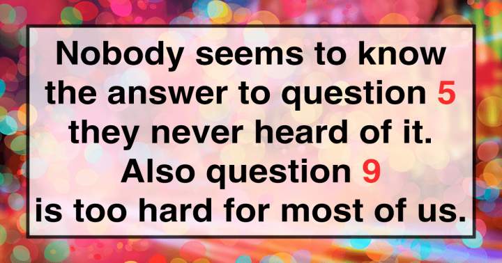 General Knowledge Quiz