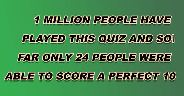 You also should try to beat this quiz!