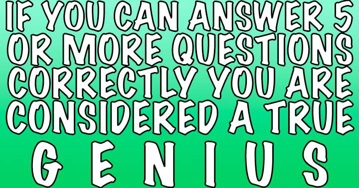 Banner for Are you a true Genius?