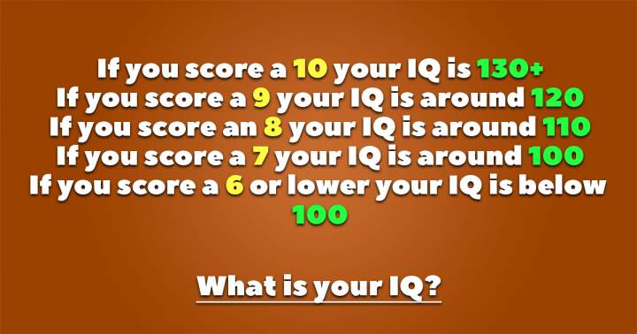 Intelligence Test