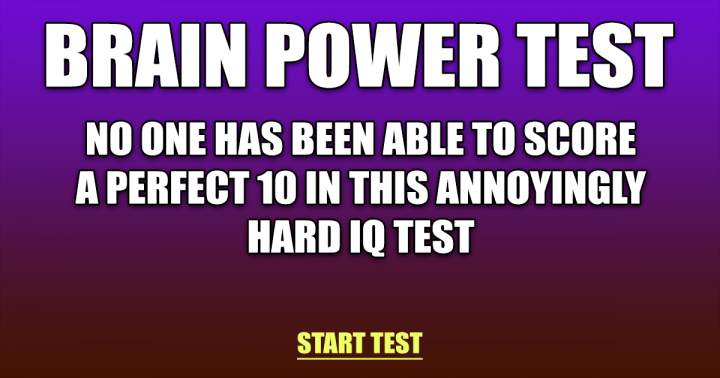 Brain Power Test