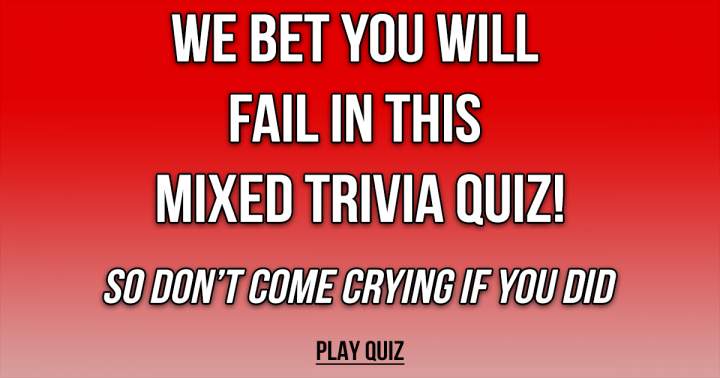 Banner for Mixed Trivia Quiz
