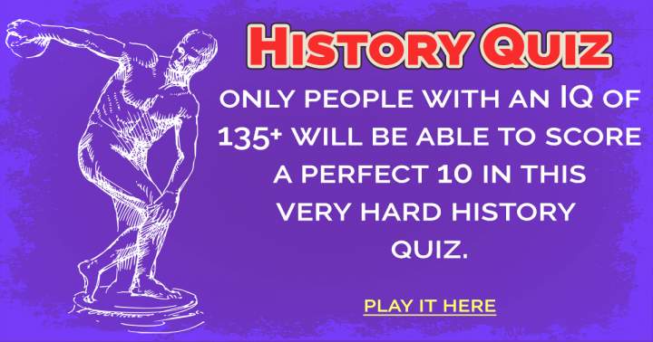 Hard History Quiz