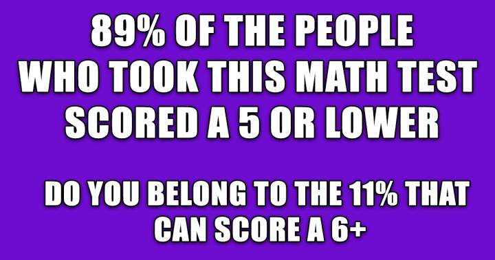 Mathematics Test