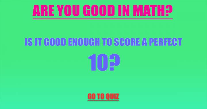 Banner for Mathematics Quiz