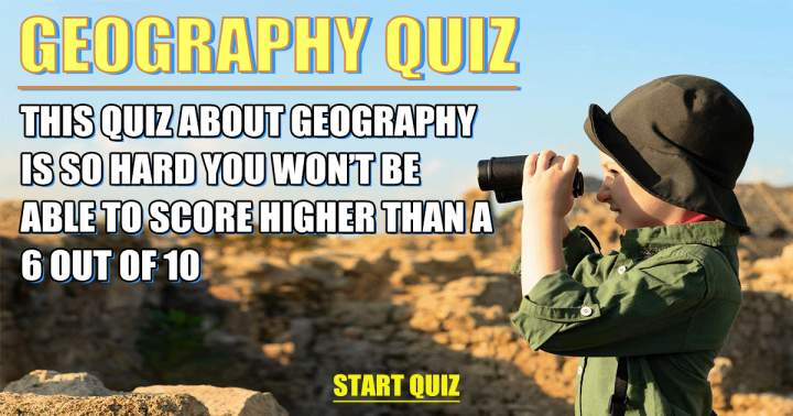 Banner for Geography Quiz