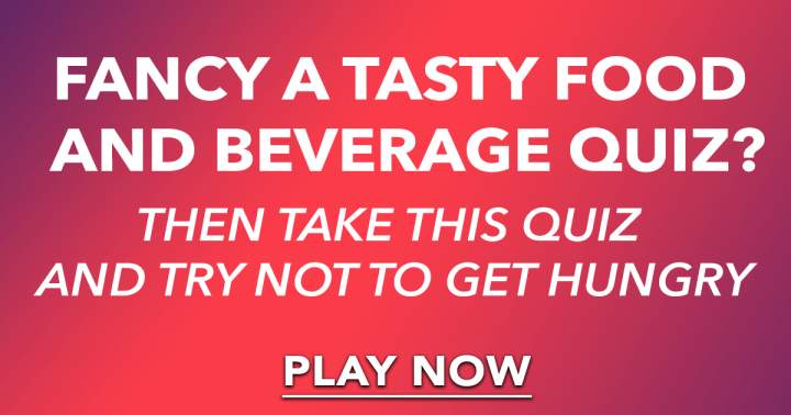 Banner for Food and Beverage Quiz