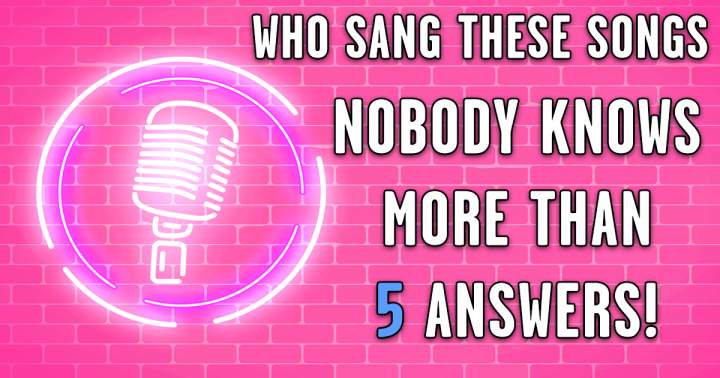 Who Sang These Songs?