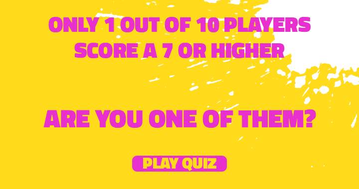 Banner for ARE YOU THE 1 OUT OF 10?
